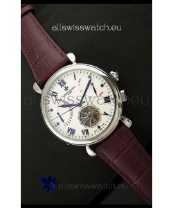 Vacheron Constantin Reserve Tourbillon Japanese Replica Watch in White Dial