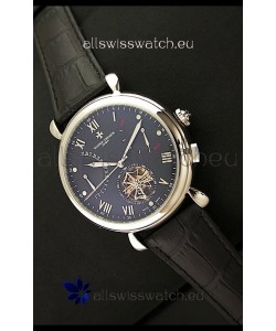 Vacheron Constantin Reserve Tourbillon Japanese Replica Watch in Black Dial