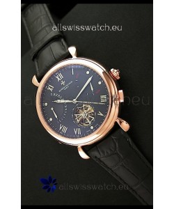 Vacheron Constantin Reserve Tourbillon Japanese Replica Watch in Rose Gold