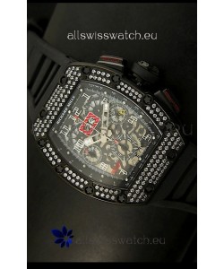 Richard Mille Filippe Massa Edition Titanium Swiss Watch in PVD Case