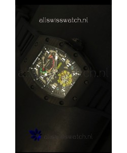 Richard Mille RM036 Jean Todt Forged Carbon Bezel Titanium Watch - All Black Edition