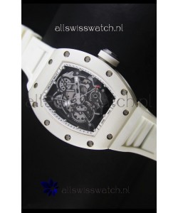Richard Mille RM055 Bubba Watson Swiss Replica Watch in White