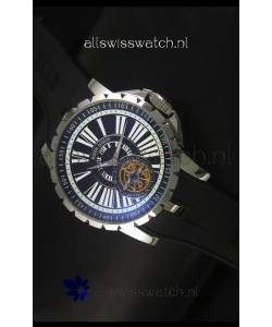 Roger Dubuis Excalibur Tourbillon Watch Japanese Movement - Black Dial