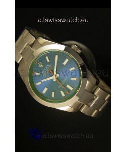 Rolex Milgauss 116400GV Swiss Watch with Blue Dial