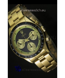Rolex Daytona 6263 Cosmograph Black Dial in Gold Case
