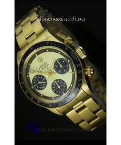 Rolex Daytona 6263 Cosmograph White Dial in Gold Case