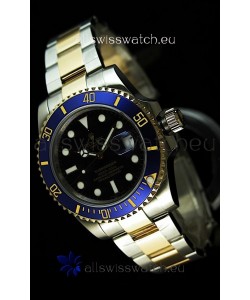 Rolex Submariner Swiss Replica Watch in Two Tone Case - Super Luminous Markers